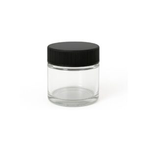 Jar Black Plastic Cap 5ml