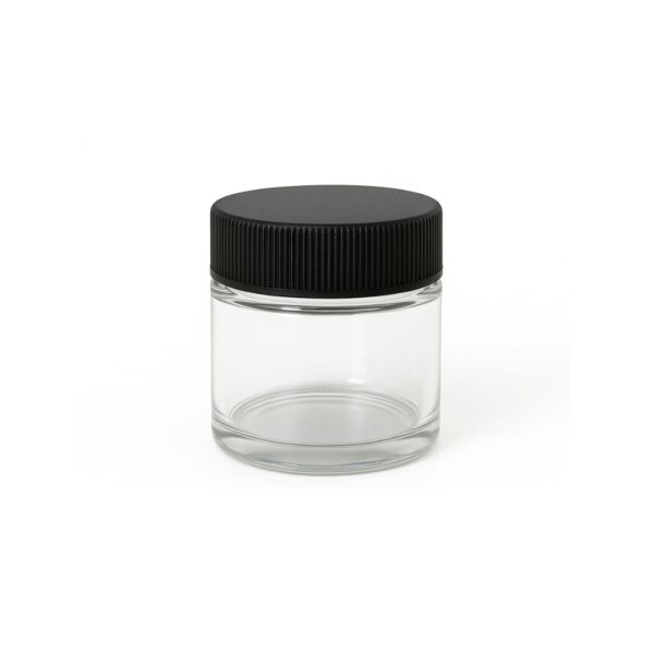 Jar Black Plastic Cap 5ml