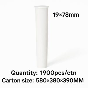 Tubes 19*78MM White Plastic Tubes