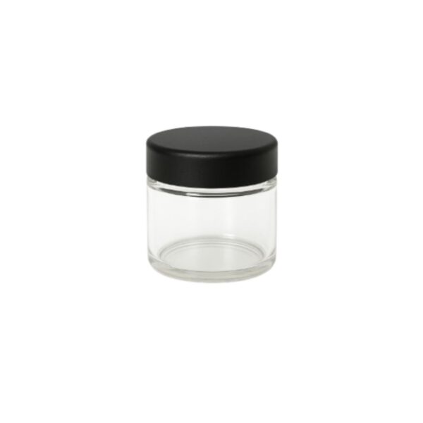 60ml Glass Jar with Black CR Cap