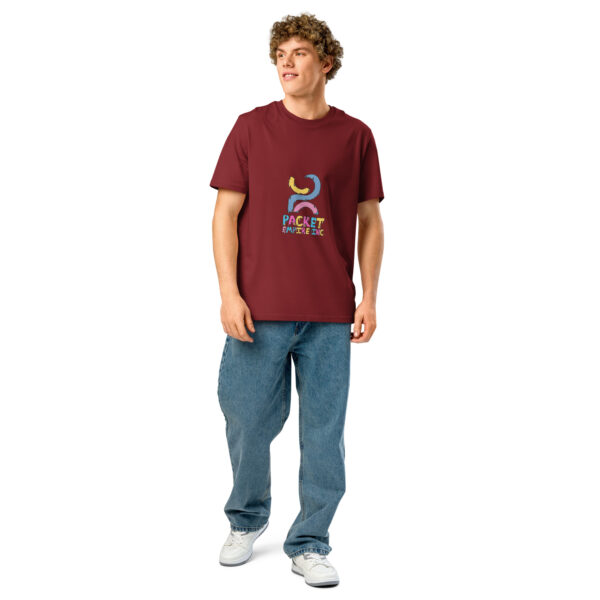 Unisex organic ribbed neck t-shirt