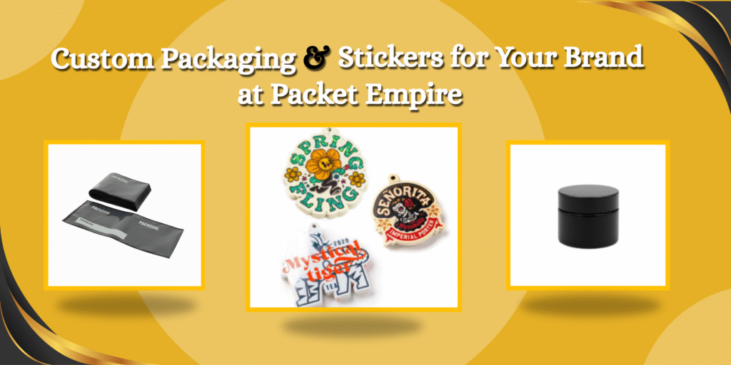 Custom Packaging & Stickers for Your Brand at Packet Empire