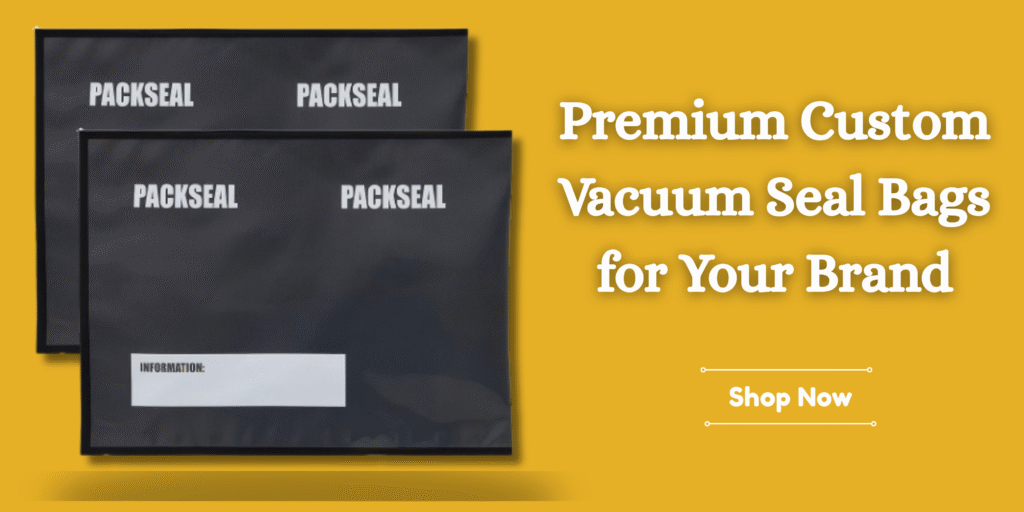 Find durable vacuum seal bags and custom printed vacuum seal bags to elevate your packaging. Create brand identity with custom vacuum seal bags with logo.